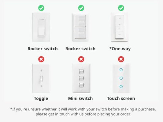 Poussoir De Commutation Bluetooth - Robot D'Interrupteur Intelligent Avec APP Contrôle Et Commutateur Programmable, Ajouter  Hub Pour Le Rendre Compatible Avec Alexa (Noir)